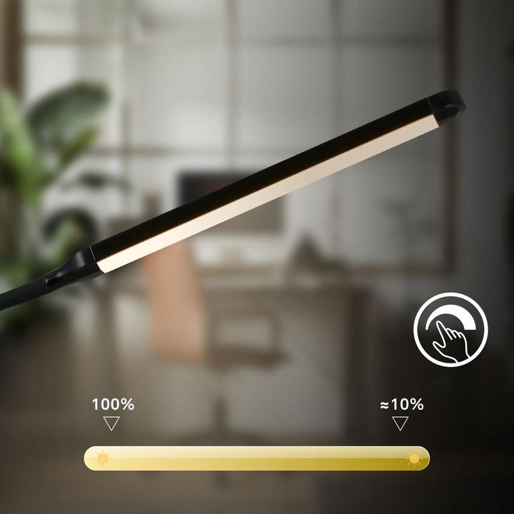 Actual product image Briloner MURA LED Tischleuchte - Schwarz (600 lm)