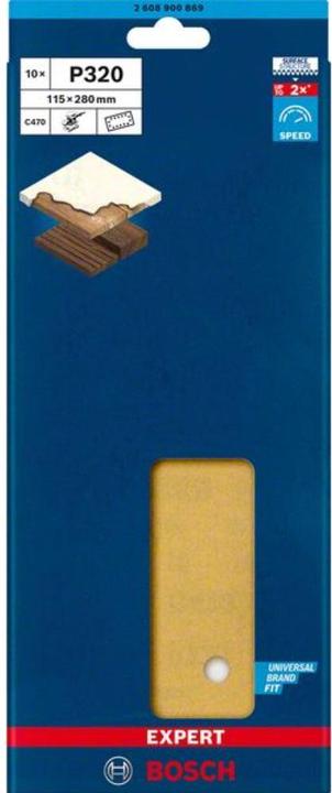 Actual product image Bosch Professional Zubehör Expert C470 Schleifpapier (320)