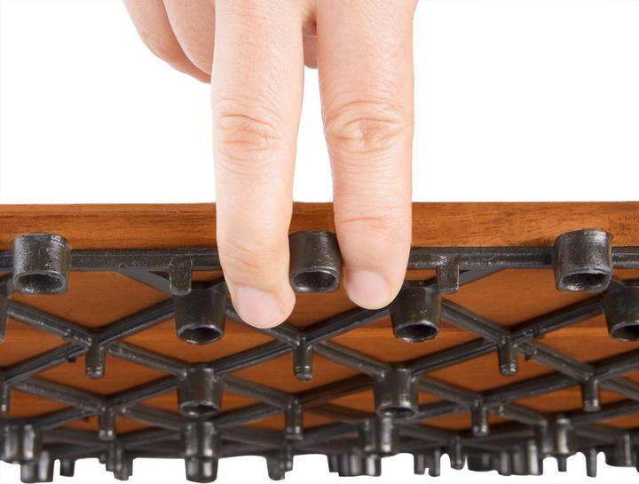 Produktbild Casaria Holzfliese (33 x, 30 x 30 cm)