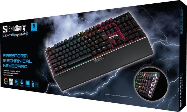 Produktbild Sandberg FireStorm Tastatur (Eng. Int.)