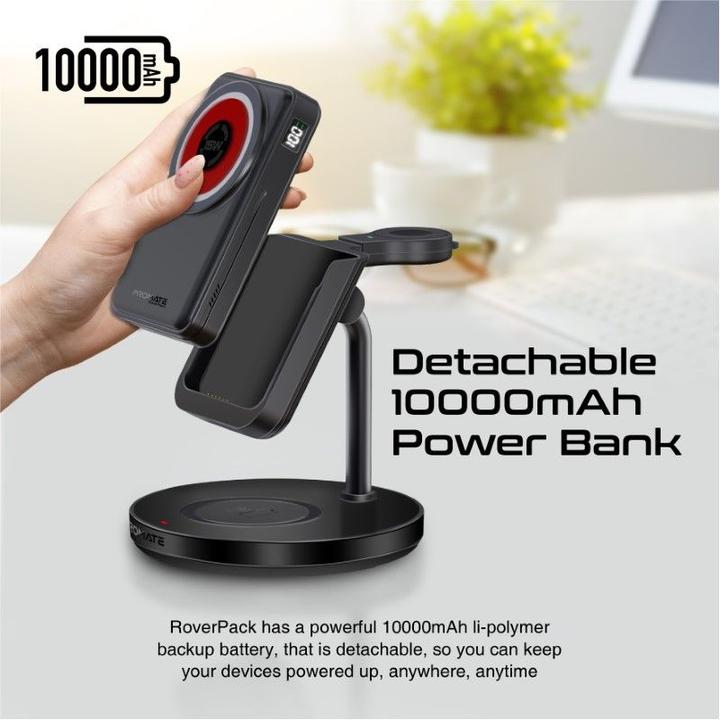 Produktbild ProMate RoverPack4-in1 Ladestation mit Powerbank (15 W)