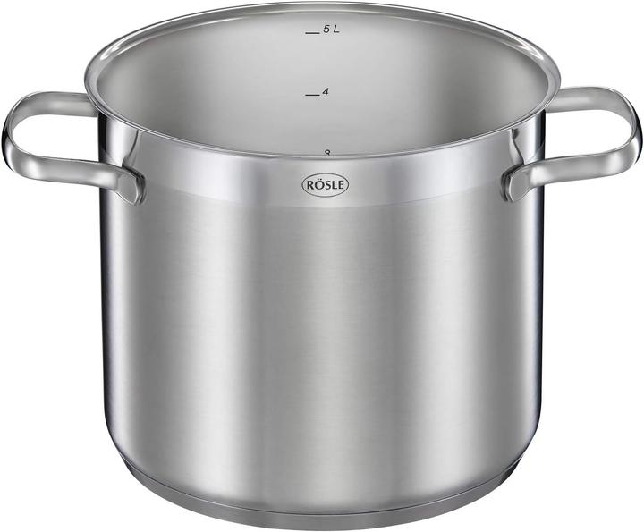 Image du produit Rösle Pastapan mit Deckel, 20 cm - Rã'ssle |Eleganz (4004293131539) (Casserole, Acier inoxydable, 20 x 30.50 cm)
