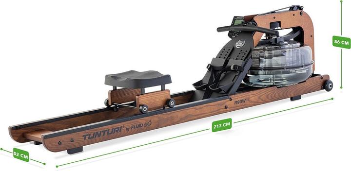 Actual product image Tunturi R90W Rudergerät by Fluid