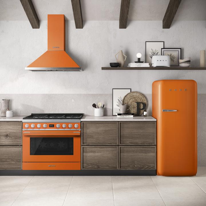 Image du produit Smeg FAB28ROR6 Kühlschrank Rechtsanschlag Orange 50's Style, 2025 Modell, EEK: C (270 l)