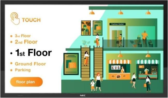 Immagine prodotto NEC Sharp Large Format Display M432 (3840 x 2160 pixel, 43")