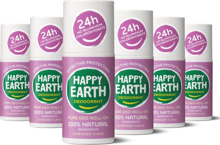 Produktbild Happy Earth Lavendel-Ylang Deodorant Roll-On (Roll-on, 75 ml)
