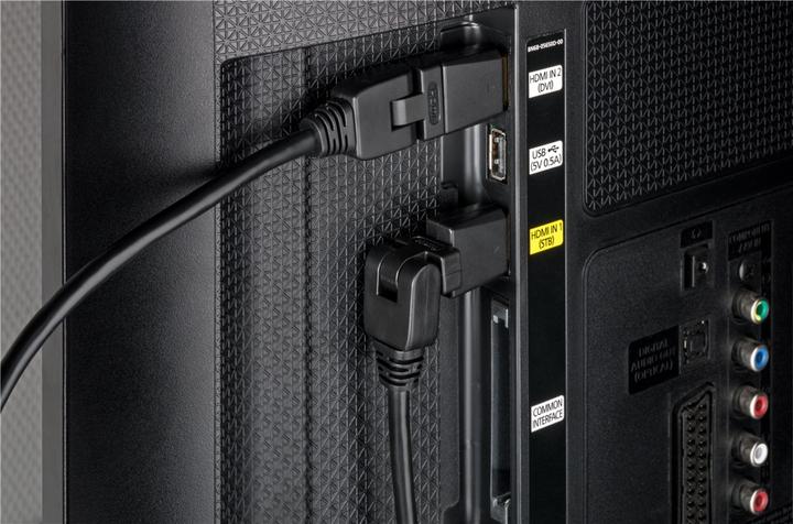 Actual product image Goobay High-speed HDMI 360° cable with Ethernet (5 m, HDMI)