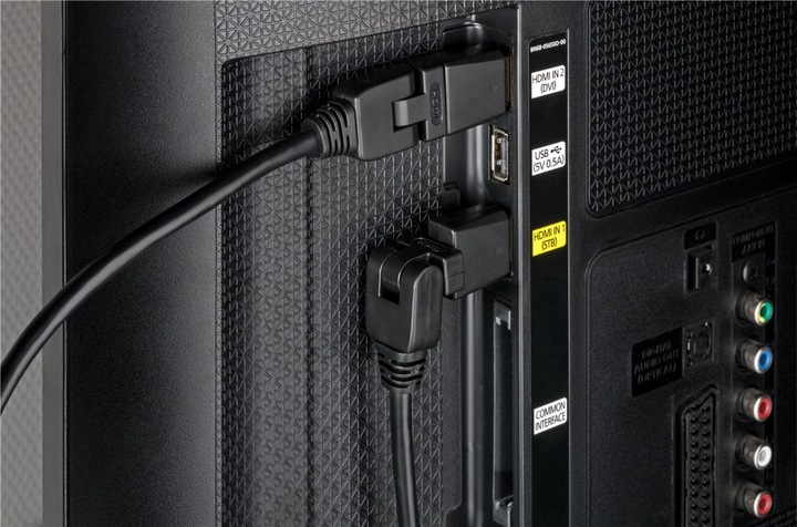 Immagine prodotto Goobay Cavo HDMI ad alta velocità a 360° con Ethernet (5 m, HDMI)
