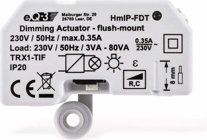 Actual product image Homematic IP Flush-mounted dimming actuator - (Dimming actuator)