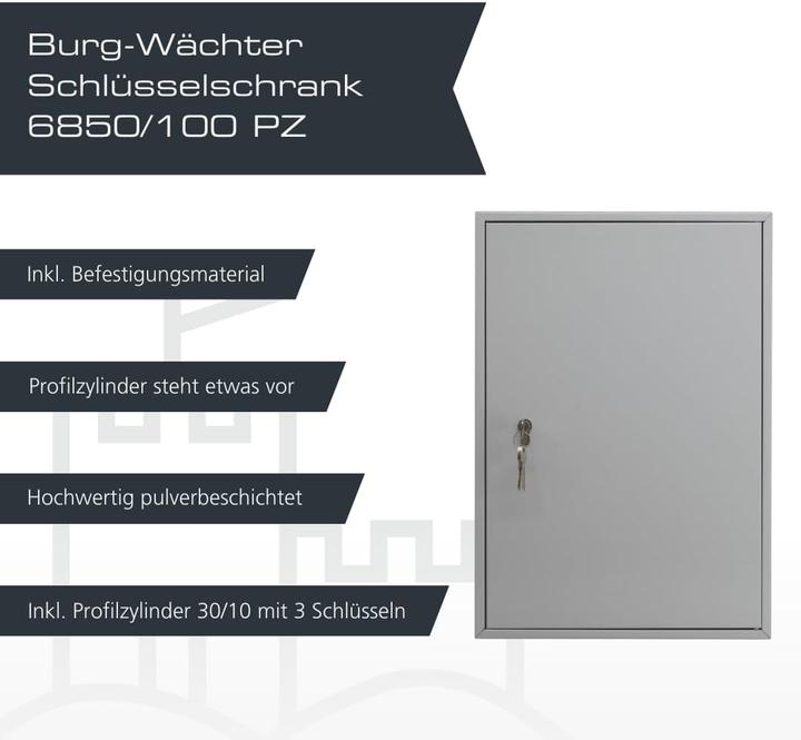 Actual product image Burg Wächter Key cabinet 6850/100 PZ