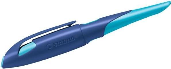 Produktbild STABILO EASYbirdy ergonomischer Schulfüller für Rechtshänder Anfänger-Feder (Azur, Blau, Mitternachtsblau, 1 x)