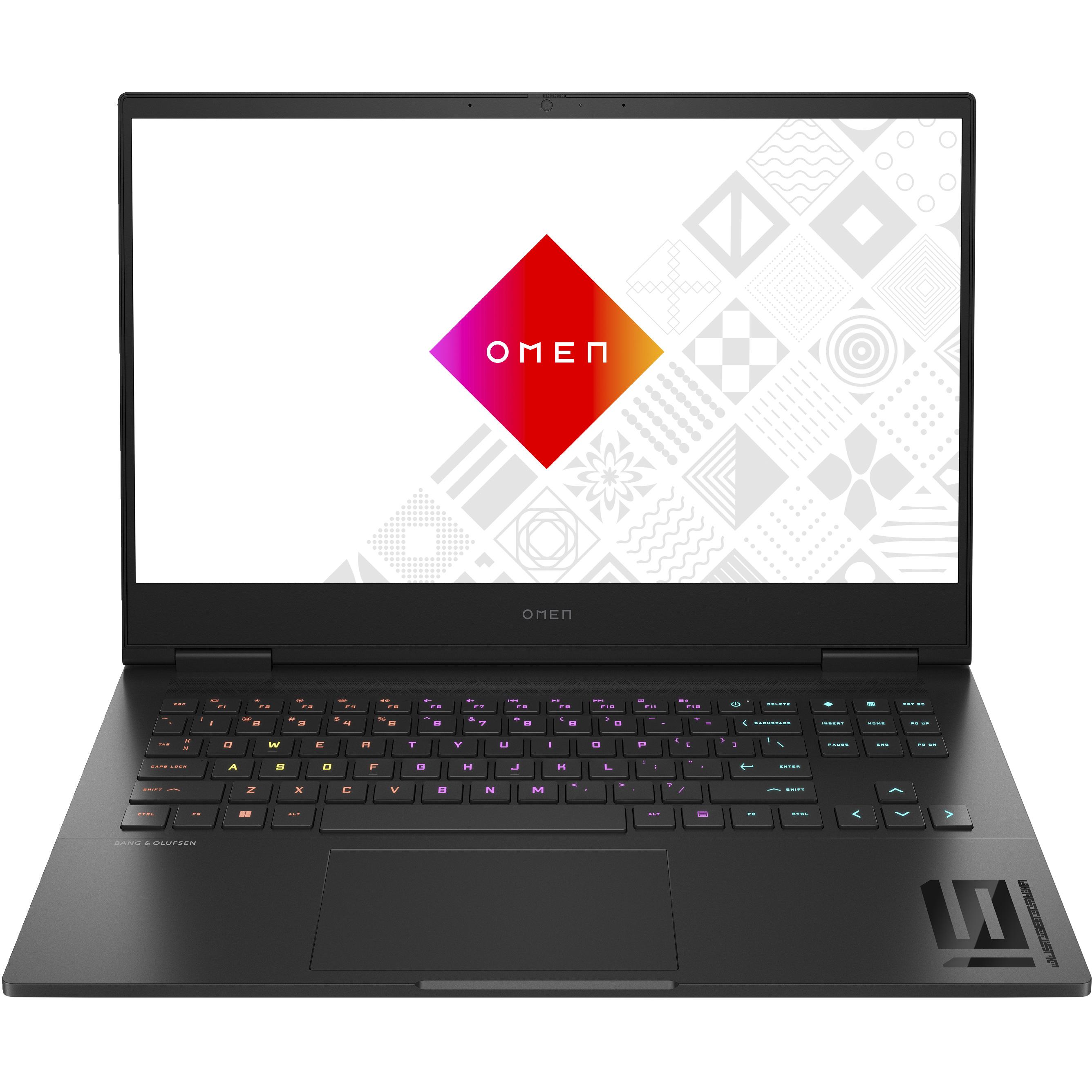 HP Omen 16-xf0475ng (16.10", AMD Ryzen 7 7840HS, 16 GB, 512 GB, DE), Notebook, Schwarz