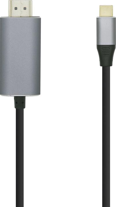 Aisens A109-0393 Videokabel-Adapter 1,8 m HDMI Typ A (Standard) USB Typ-C Aluminium (1.80 m)