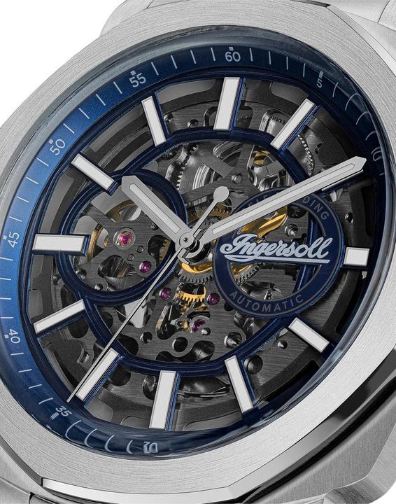 Actual product image Ingersoll 1892 Ingersoll I16403 Herrenuhr Ingersoll Outrider Automatik 44mm 5ATM (Skeleton watch, 44 mm)