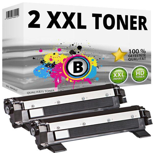 Druckfuxx 2x XXL TONER PATRONE kompatibel BROTHER TN1050 HL1112A HL1210W MFC1810 MFC1910