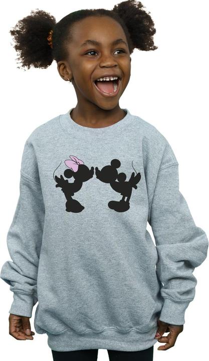 Immagine prodotto Disney Mickey Minnie Kiss Silhouette Felpa Ragazze (104)