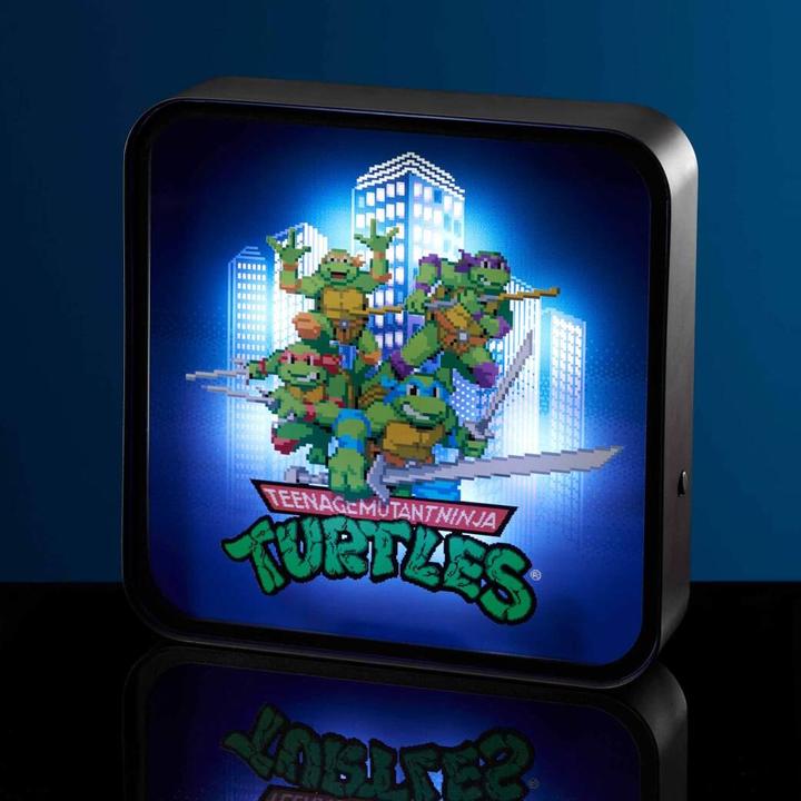 Actual product image Numskull Official Teenage Mutant Ninja Turtles plexiglass table lamp / wall lamp