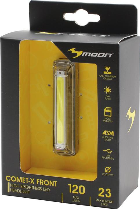 Image du produit Moon Comet-X USB Frontlicht (120 lm)