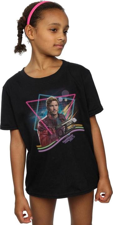 Produktbild Guardians Of The Galaxy Neon Star Lord TShirt Mädchen (116)