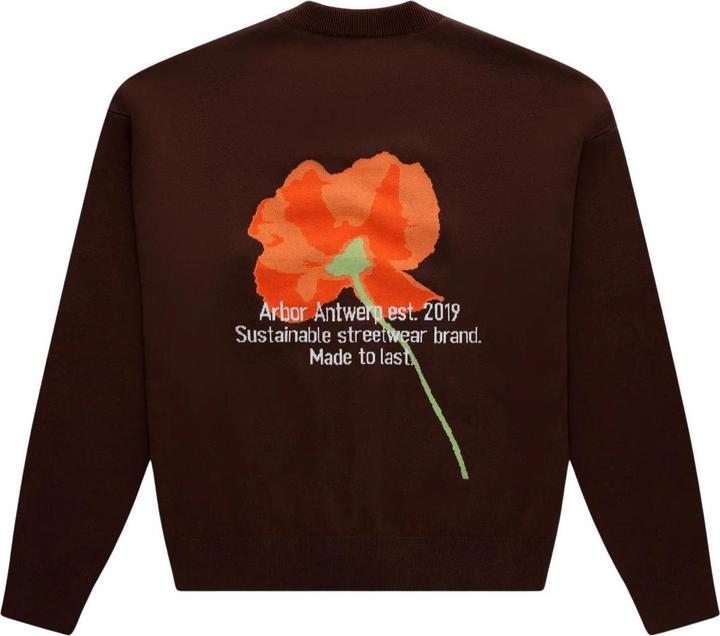 Produktbild Arbor Antwerp Blumenmuster Rundhals-Pullover (XL)