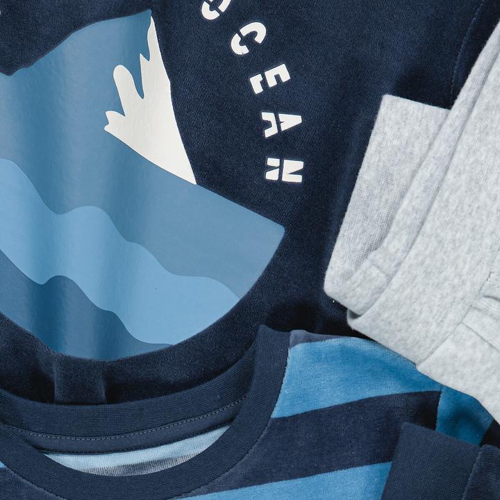 Produktbild La Redoute Collections 2er-Pack Samt-Pyjamas (116)