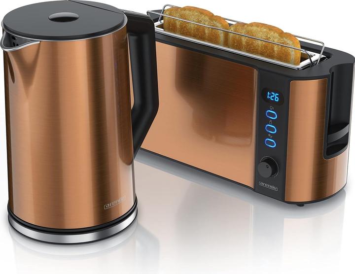 Produktbild Arendo Frühstücks-Set - Wasserkocher Elegant und Toaster Frukost (1.50 l)