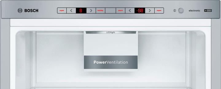 Produktbild Bosch Hausgeräte Serie 6 KGE49EICP Kühl- und Gefrierkombination Freistehend 419 l C Edelstahl (419 l)