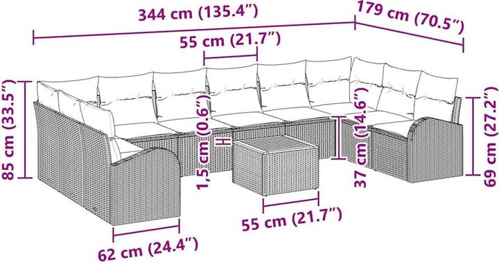 Produktbild vidaXL Trevor