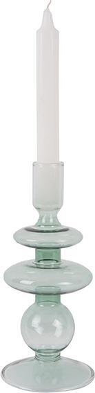Actual product image present time Candle holder 19.5 cm, 1 piece, Green