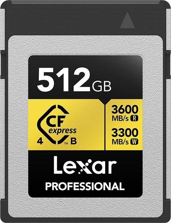 Lexar Professional Gold 4.0 (512 GB, CFexpress type B)
