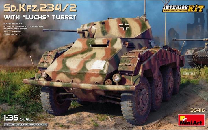 Actual product image 1:35 Sd.Kfz.234/2 m. Luchs turret w. Inter