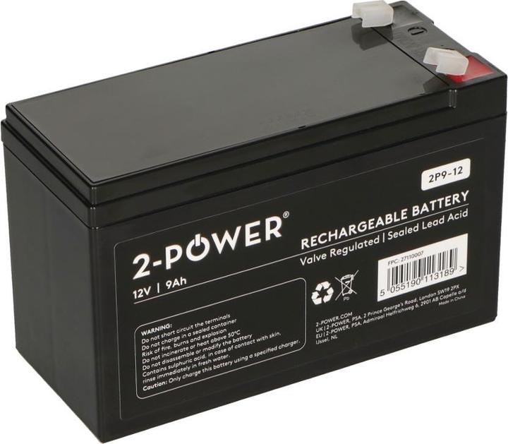 Produktbild 2-Power 12V 9Ah VRLA Battery