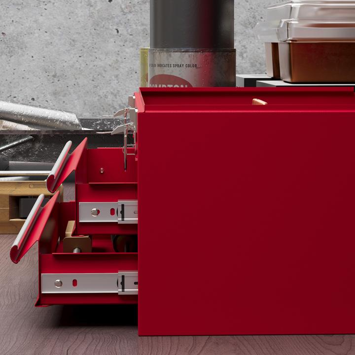Actual product image Durhand Werkzeugkiste Stahl Rot