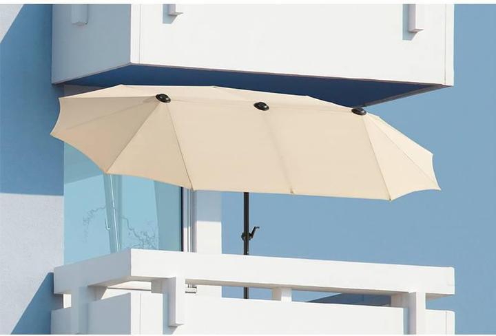 Produktbild Schneider Schirme Sonnenschirm Schneider Salerno 300x150 cm natur (1.50 m)