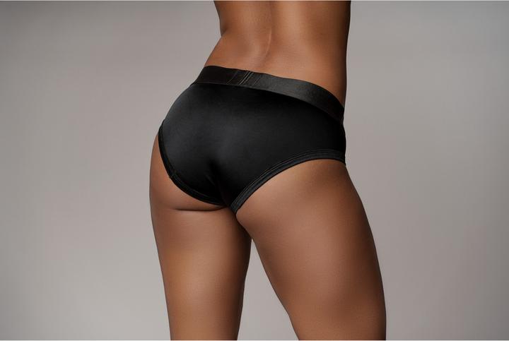 Produktbild Ouch! Vibrating Strap-on High-cut Brief - M/L