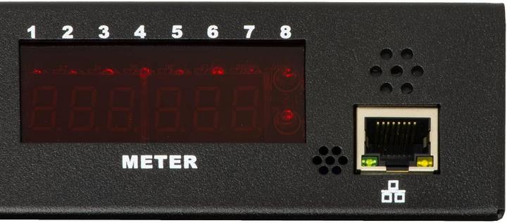 Image du produit Connetto Multiprise 8 prises C13 avec affichage tension, ampérage et capteurs environnementaux