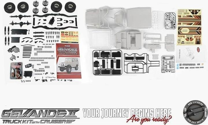 Produktbild Rc4Wd Scale Crawler Gelande II KIT Cruiser 1:10 (Kit)