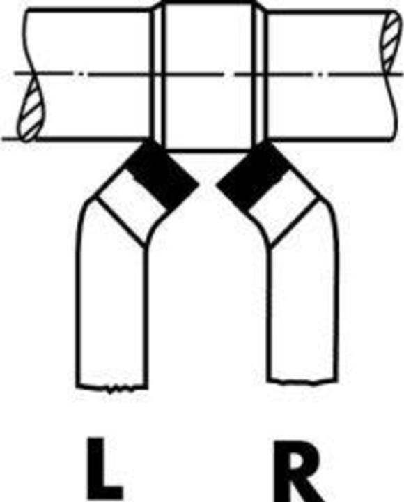 Actual product image Wilke Lathe chisel DIN 4972 ISO2 10 x 10 mm left curved