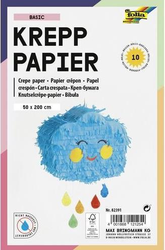 Produktbild Folia Krepppapier Basic 1 (32 g/m², 10x)