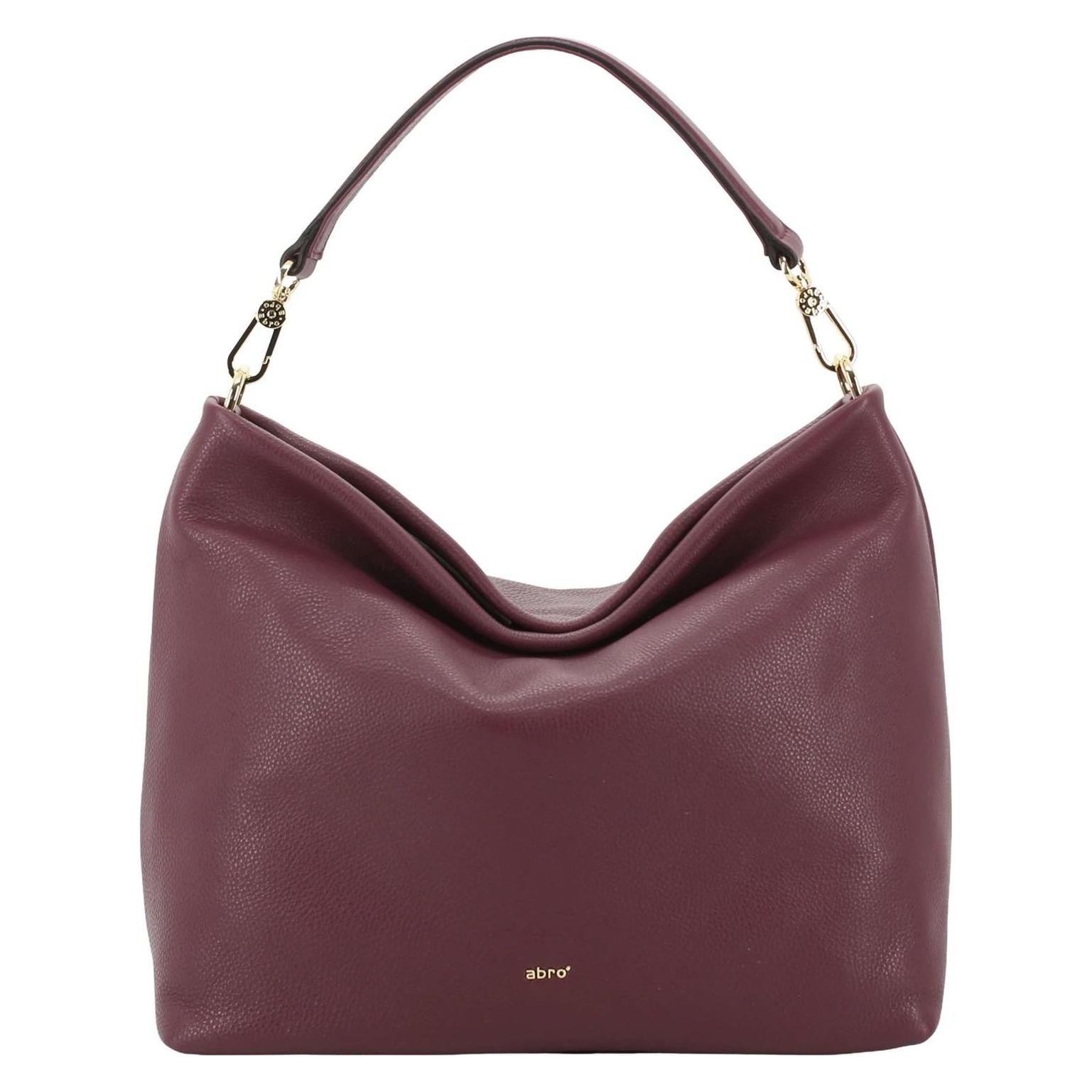 Abro, Damen, Handtasche, Leather Dalia Hobo Bag Kaia, Pink