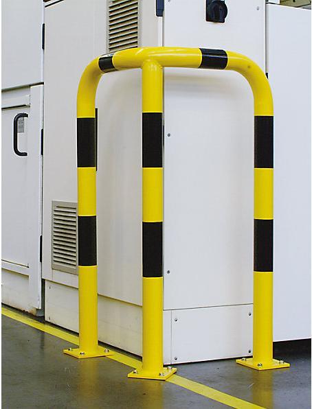 Immagine prodotto Moravia Angolo paracolpi, Ø 76 mm, per esterni, altezza 350 mm, bianco/rosso