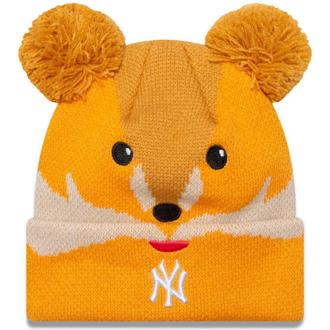 New Era, Damen, Mütze, Kinder Wintermütze - ANIMAL POM rusty, Mehrfarbig