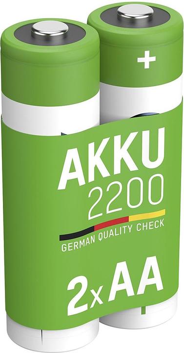 Actual product image Ansmann ANS rechargeable battery MaxE Mignon 2.1A 2er (2 pcs., AA, 2100 mAh)