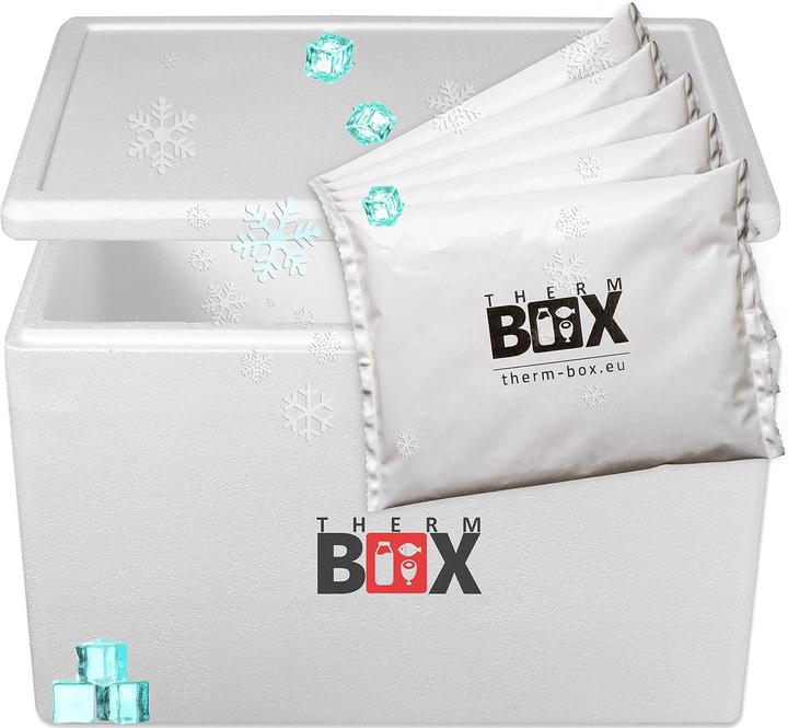 Actual product image Therm Box Styroporbox mit Kühlakkus (61.50 l)