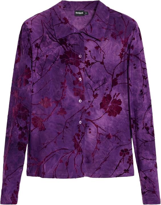 Immagine prodotto Desigual Camicia a Maniche Lunghe Donna Viola (XS)