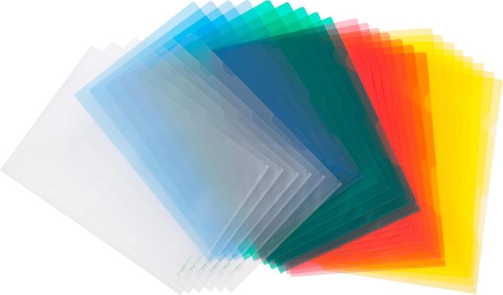 Produktbild Kolma Sichtmappe LineaVerde A4 Recycling genarbt strong rot (A4, 10x)