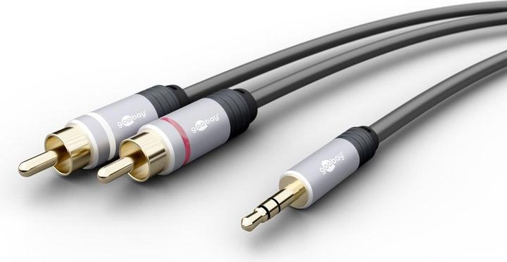 Immagine prodotto Goobay Jack da 3,5 mm - Cinch (1.50 m, Connettore da 3,5 mm (AUX), Cinch)