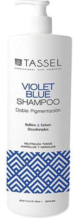 Produktbild Caso Eurostil Tassel Violett Blau Shampoo Doble Pigmentacion 1000ml (1000 ml, Flüssiges Shampoo)
