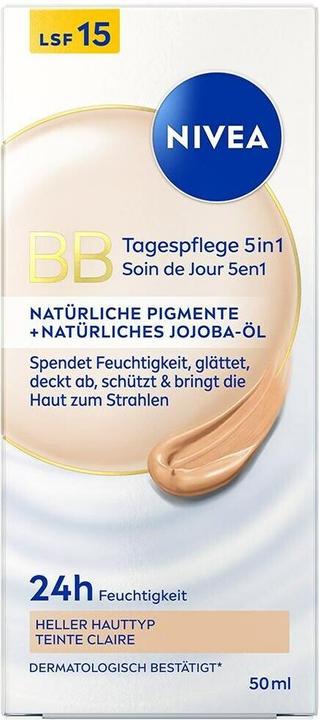 Produktbild NIVEA BB Tagesplfege 5in1 Hell LSF 15 (Beige, Light, 50 ml)