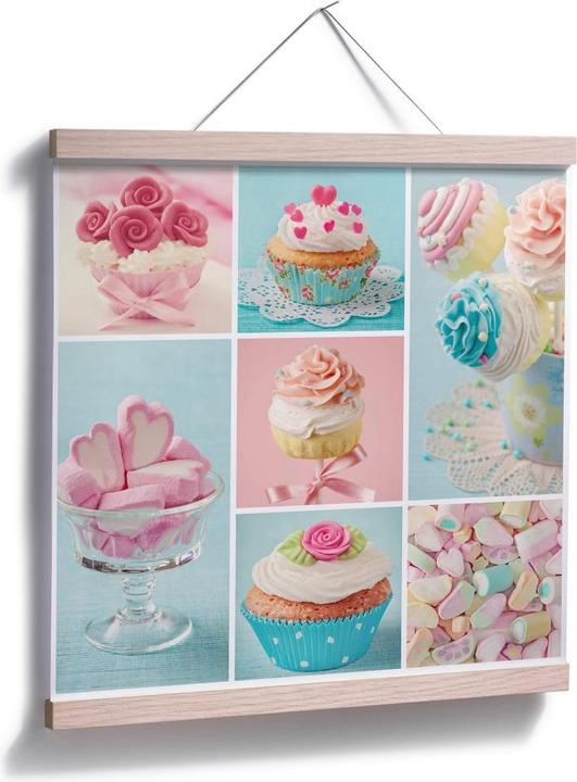 Produktbild Trenddeko Cupcake-Collage (50 x 50 cm)
